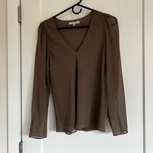 Taupe Blouse